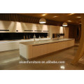 Blanco alto laca brillante gabinete de cocina de alta calidad estándar